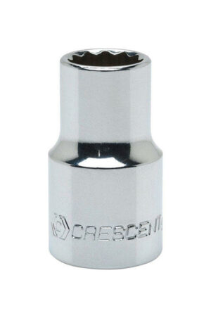 Crescent 12 mm X 1/2 in. drive Metric 12 Point Standard Socket