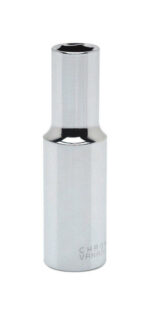 Crescent 17 mm X 1/2 in. drive Metric 6 Point Deep Socket