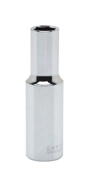 Crescent 17 mm X 1/2 in. drive Metric 6 Point Deep Socket