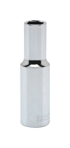 Crescent 16 mm X 1/2 in. drive Metric 6 Point Deep Socket