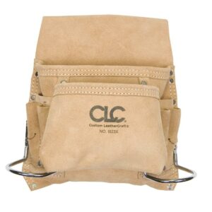 CLC 3 in. W X 12.5 in. H Suede Nail and Tool Pocket Apron 8 pocket Tan - Image 2