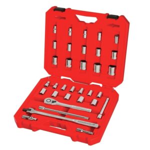 Craftsman 1/2 in. drive Metric and SAE 12 Point Mechanic's Tool Set - Image 2
