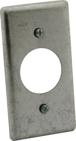 Raco Rectangle Steel 1 gang 4-3/16 in. H X 2-5/16 in. W Box Cover