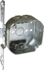 Raco 15-1/2 cu in Octagon Steel 1 gang Junction Box Gray 164