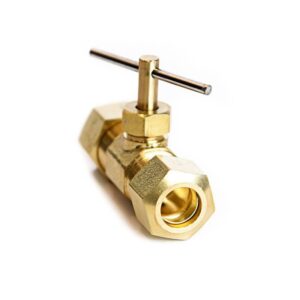 ATC 3/8 in. 3/8 in. Brass Needle Valve - Image 2