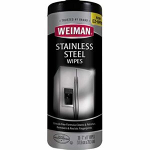 Weiman Fresh Clean Scent Stainless Steel Cleaner Wipes