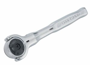 Craftsman 1/4 in. drive Metric and SAE Swivel Head Drive Ratchet 72 teeth - Image 2