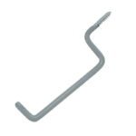 Crawford 7.66 in. L Vinyl Coated Gray Steel Storage Hook 20 lb. cap