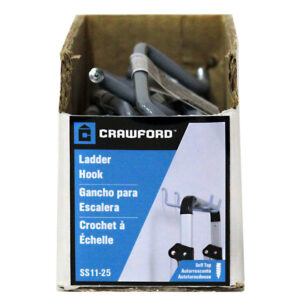 Crawford 7.66 in. L Vinyl Coated Gray Steel Storage Hook 20 lb. cap - Image 2