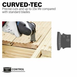 Bosch Starlock 1-1/4 in. X 4 in. L Bi-Metal Plunge Blade 3 pk OSL114JF-3 - Image 3