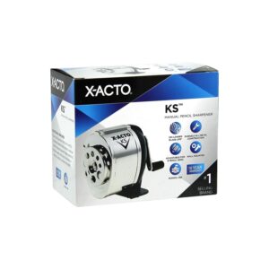 X-Acto KS Silver Manual Pencil Sharpener 1031LMR - Image 3