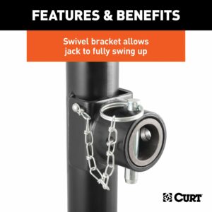 Curt Manual 2000 lb Trailer Jack 28322 - Image 4