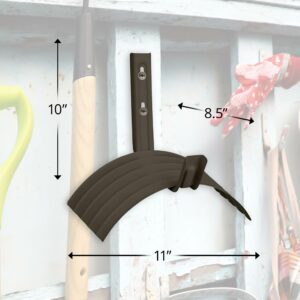 Suncast Hose Hangout 150 ft. Brown Wall Mounted Hose Hanger - Image 2