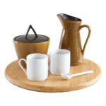 Totally Bamboo TB Home Brown 1 in. H X 10 in. D Bamboo Lazy Susan