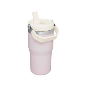 Stanley The IceFlow 20 oz Rose Quartz BPA Free Double-wall Vacuum Insulated Straw Tumbler - Image 3