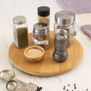 Totally Bamboo TB Home Brown 1 in. H X 10 in. D Bamboo Lazy Susan - Image 2