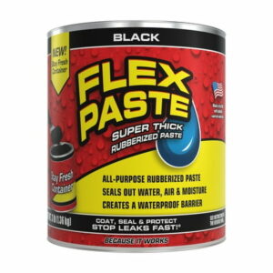 Flex Paste  Super Thick Rubber Paste  3 lb  Black