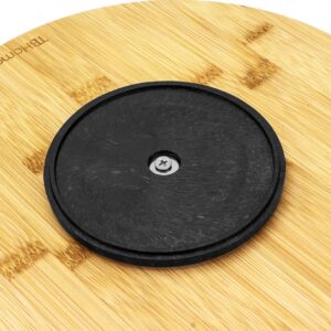 Totally Bamboo TB Home Brown 1 in. H X 10 in. D Bamboo Lazy Susan - Image 6