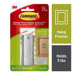 3M Command Plastic Coated White Small Picture Hanger
