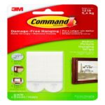 3M Command White Medium Picture Hanging Strips 12 lb 4 pk 17201-4PK-ES