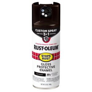 Rust-Oleum Stops Rust 5-in-1 Indoor/Outdoor Gloss Dark Walnut Oil-Based Oil Modified Alkyd Protective Enamel (Case of 6)