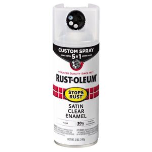 Rust-Oleum Stops Rust 5-in-1 Indoor/Outdoor Satin Crystal Clear Water-Based Protective Enamel (Case of 6)