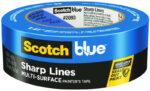 ScotchBlue 1.41 in. W X 60 yd L Blue Medium Strength Painter's Tape