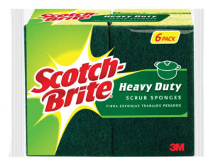Scotch-Brite Heavy Duty Scrubber Sponge For Pots and Pans (Case of 6)