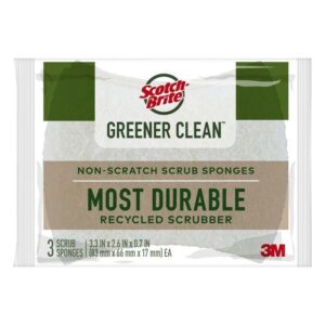 Scotch-Brite Greener Clean Non-Scratch Scrubber Sponge For Multi-Purpose