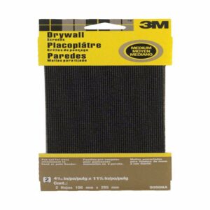 3M 11-1/4 in. L X 4-3/16 in. W 100 Grit Silicon Carbide Drywall Sanding Screen