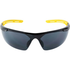 3M Anti-Fog Classic/Sleek Safety Glasses Gray Lens Black/Yellow Frame