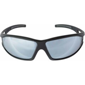 3M Anti-Fog Modern/Sleek Impact-Resistant Safety Glasses Silver Mirror Lens Black Frame - Image 2