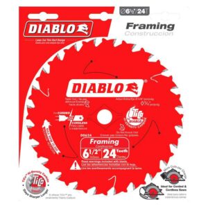 Diablo Tracking Point 6-1/2 in. D X 5/8 in. TiCo Hi-Density Carbide Framing Saw Blade - Image 2