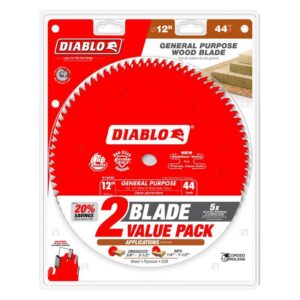 Diablo 12 in. D X 1 in. TiCo Hi-Density Carbide Circular Saw Blade Set - Image 2