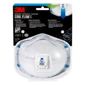 3M Cool Flow P95 Paint Odor Respirator Valved White
