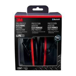 3M 25 dB Professional Hearing Protectors Black