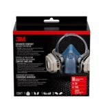 3M P95 Paint Project Half Face Respirator Valved Multicolored