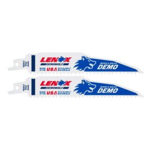 LENOX DEMOWOLF 6 in. Bi-Metal Reciprocating Saw Blade 6 TPI