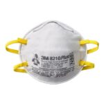 3M N95 Paint Prep Cup Disposable Respirator White One Size Fits Most