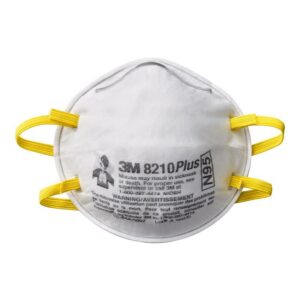 3M N95 Paint Prep Cup Disposable Respirator White One Size Fits Most