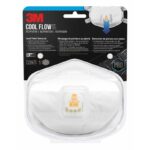 3M N100 Lead Paint Removal Disposable Respirator Valved White