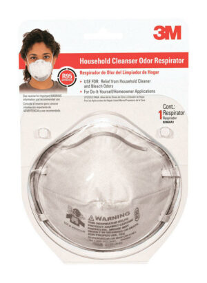 3M R95 Household Cleaner Half Face Respirator White