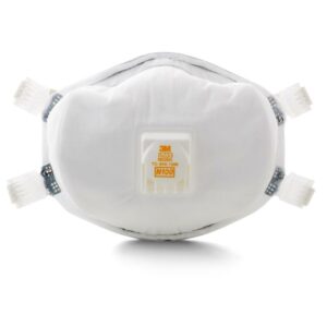 3M N100 Disposable Particulate Respirator White - Image 2