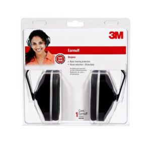3M 20 dB Cup Ear Muffs Black