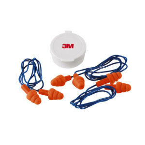 3M 25 dB Polyurethane Foam Earplugs Blue/Orange - Image 2
