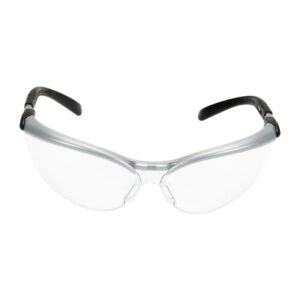 3M BX Anti-Fog Safety Glasses Clear Lens Black/Silver Frame - Image 2