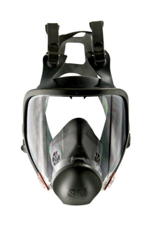 3M Construction Full Face Respirator 6000-Series Gray - Image 2