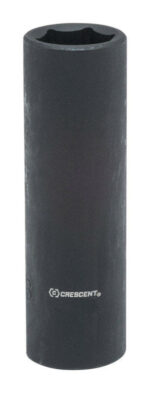 Crescent 7/8 in. X 1/2 in. drive SAE 6 Point Deep Impact Socket