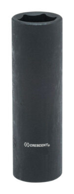 Crescent 15 mm X 1/2 in. drive Metric 6 Point Deep Impact Socket