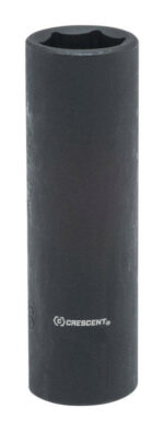Crescent 18 mm X 1/2 in. drive Metric 6 Point Deep Impact Socket